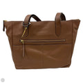 Handbag Leather By Fossil, Size: Large