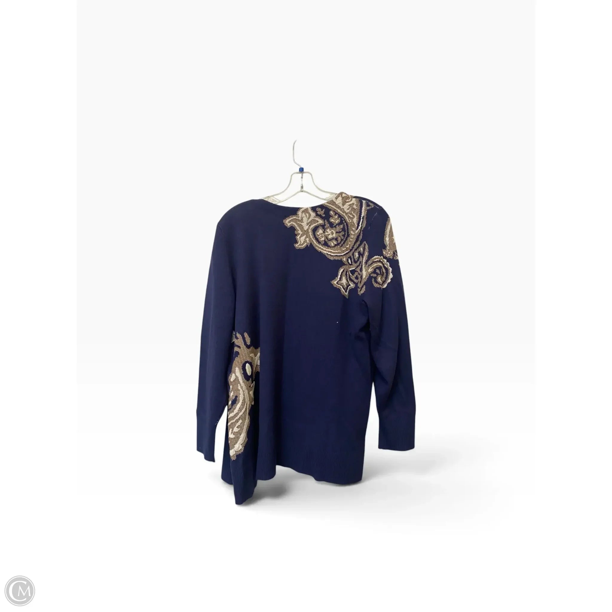 Cardigan By Chicos In Blue, Size: 2