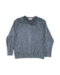 Cardigan By Calvin Klein In Black & White, Size:Xl