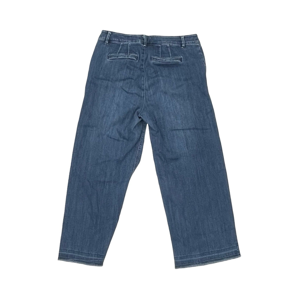 Jeans Cropped By J. Jill In Blue Denim, Size:6