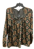 Top Long Sleeve By Dr2 In Green, Size: M