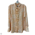Blouse Long Sleeve By Chicos In Orange, Size: Xl