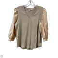 Top Long Sleeve By Chicos In Cream, Size: L