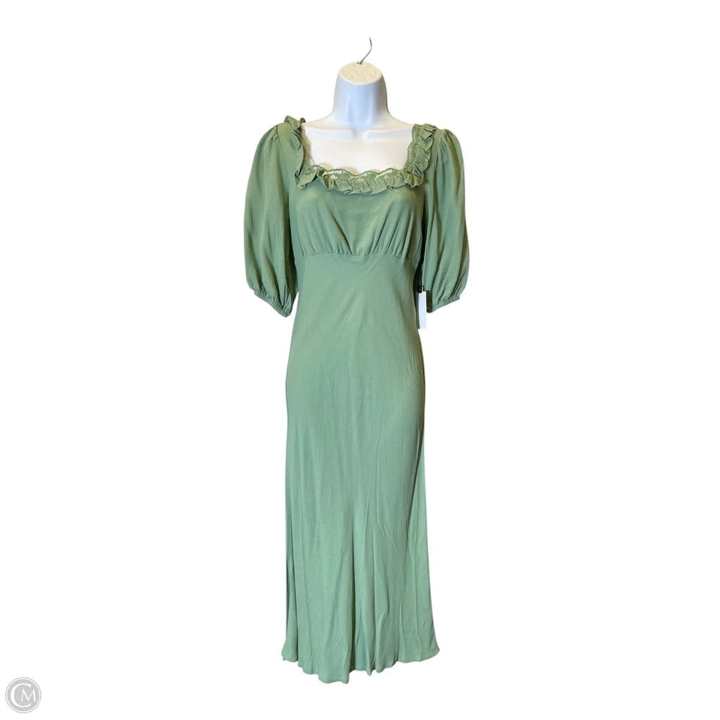 Dress Casual Midi By Astr In Green, Size: S
