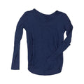 Athletic Top Ls Collar By Lululemon In Navy, Size:S