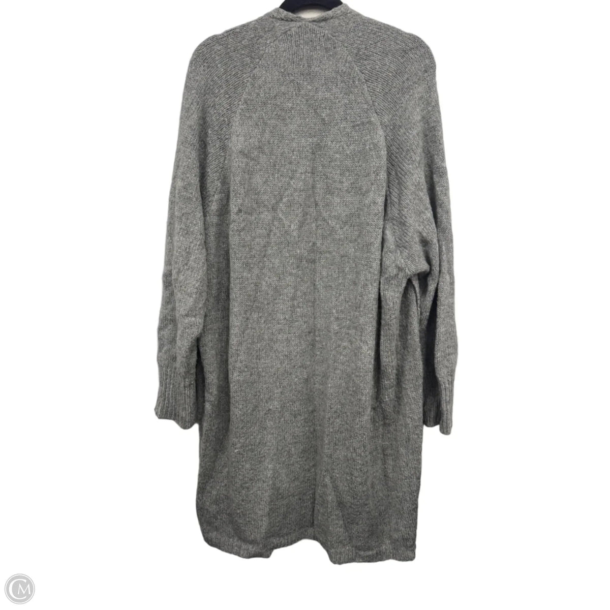Sweater Cardigan By Aratta Silent Journey In Grey & Pink, Size: Xl