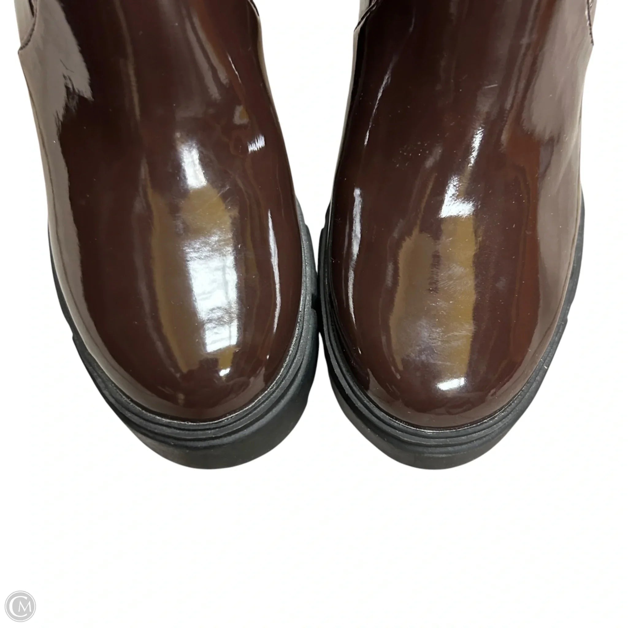 Boots Mid-calf Heels By Aldo In Brown, Size: 8.5