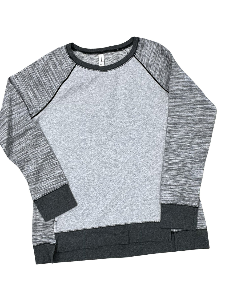 Sweatshirt Crewneck By Exertek In Grey, Size:L
