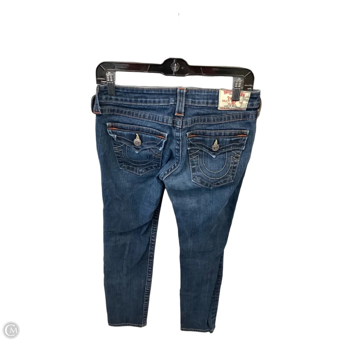 Jeans Skinny By True Religion In Blue Denim, Size: 6