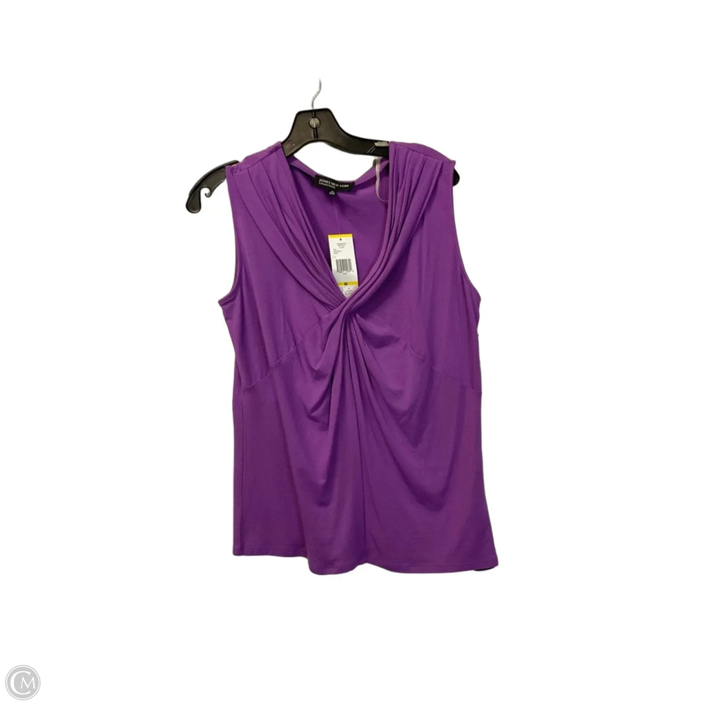 Top Sleeveless By Jones New York In Purple, Size: M
