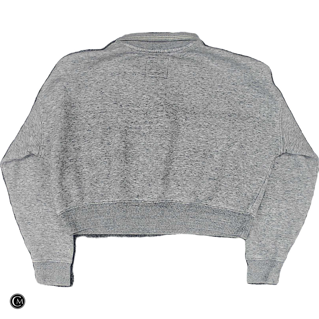 Sweatshirt Collar By Madewell In Grey, Size: M
