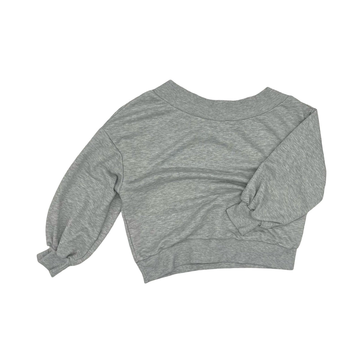 Sweatshirt Crewneck By Clothes Mentor In Grey, Size:S