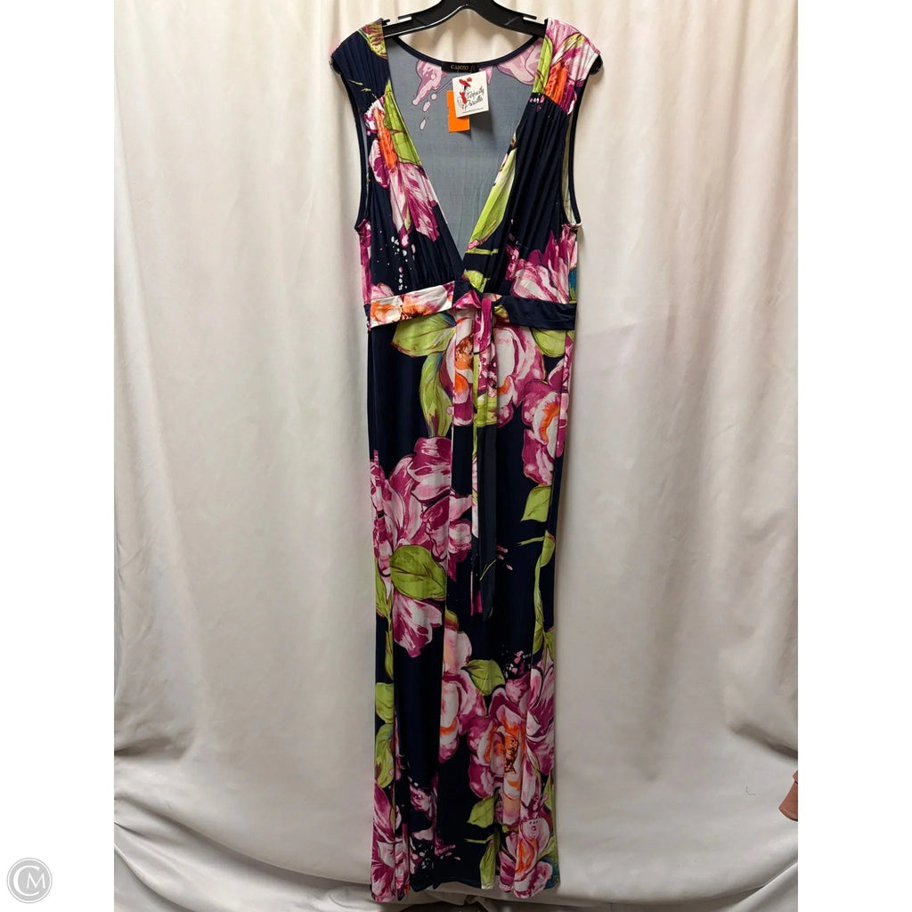 Dress Casual Maxi By Clothes Mentor In Navy, Size: Xl