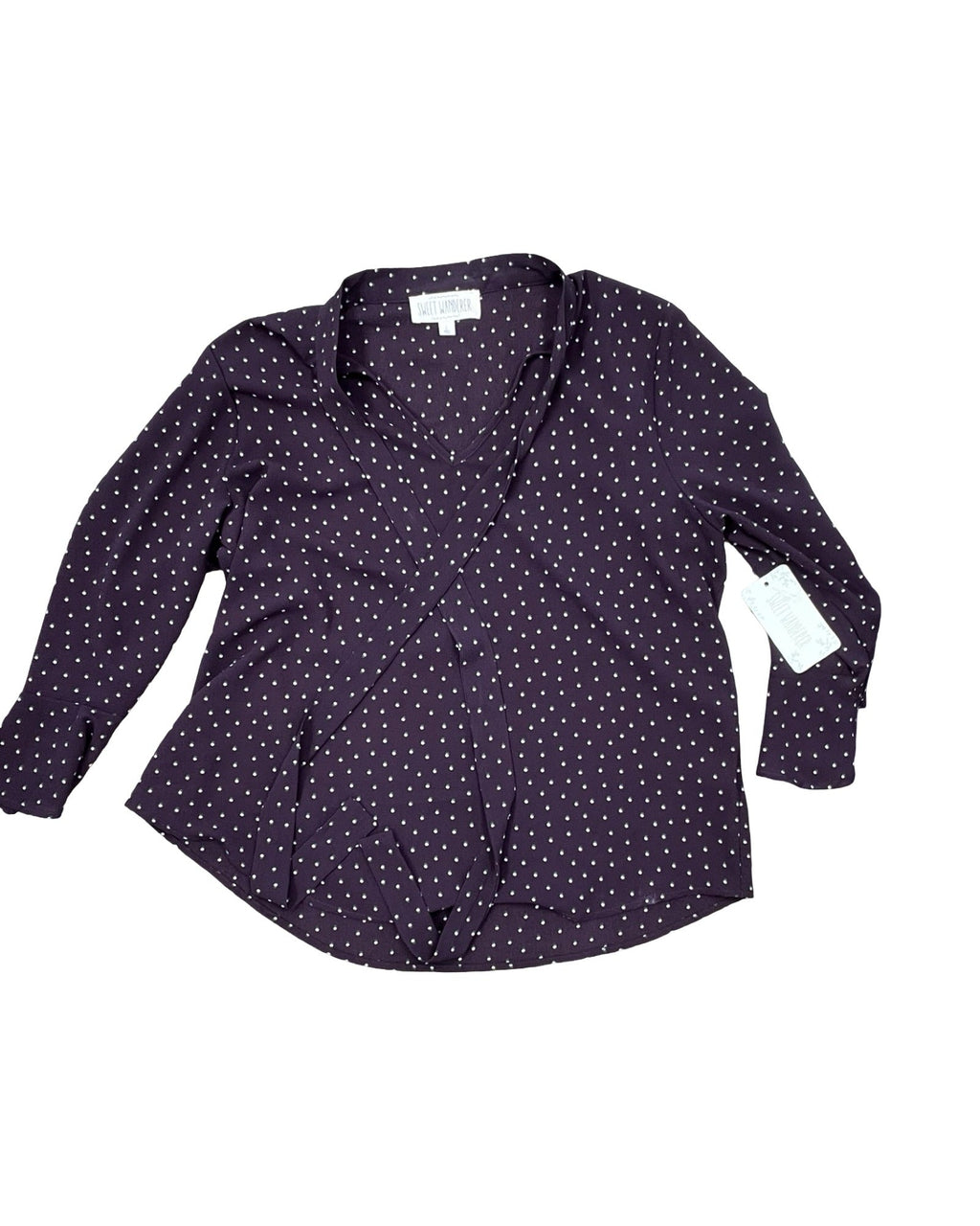 Top Ls By Sweet Wanderer In Purple, Size:L
