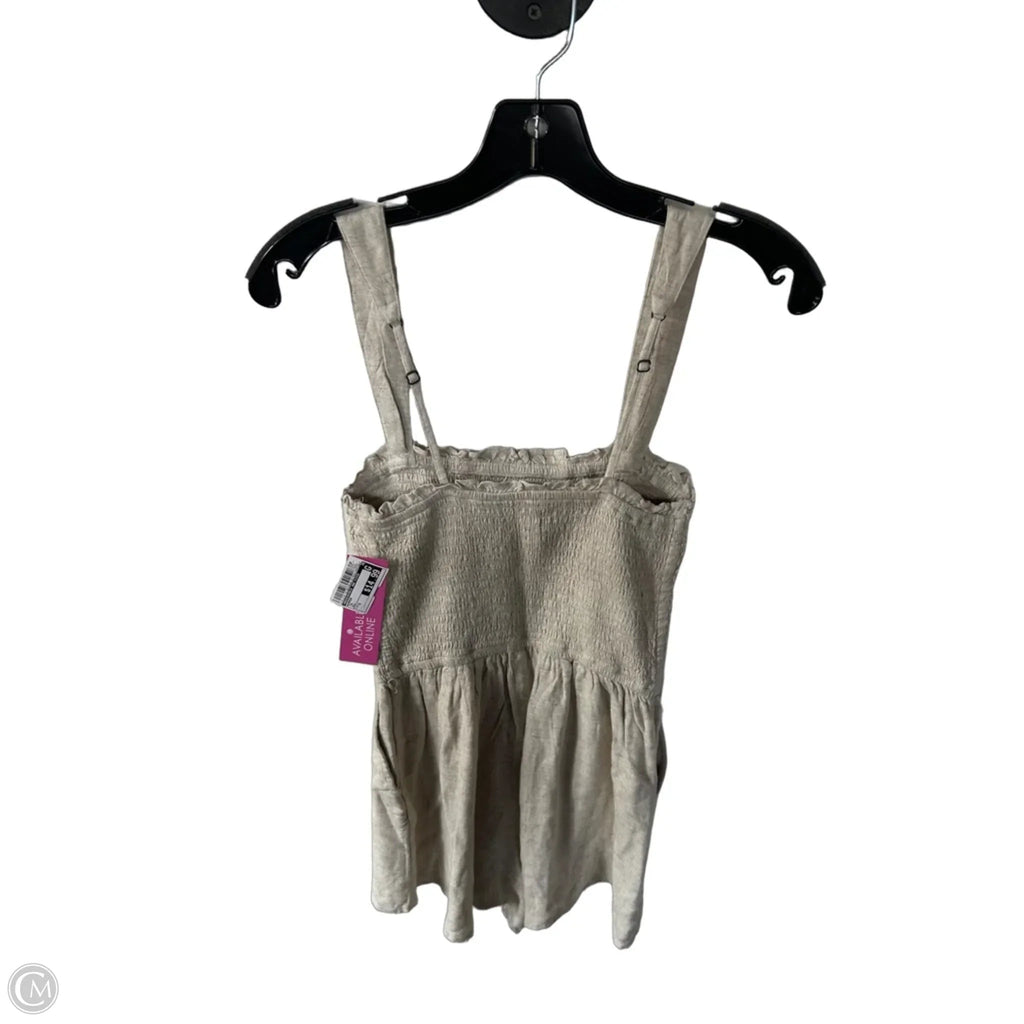 Romper By Abercrombie And Fitch In Tan, Size: S
