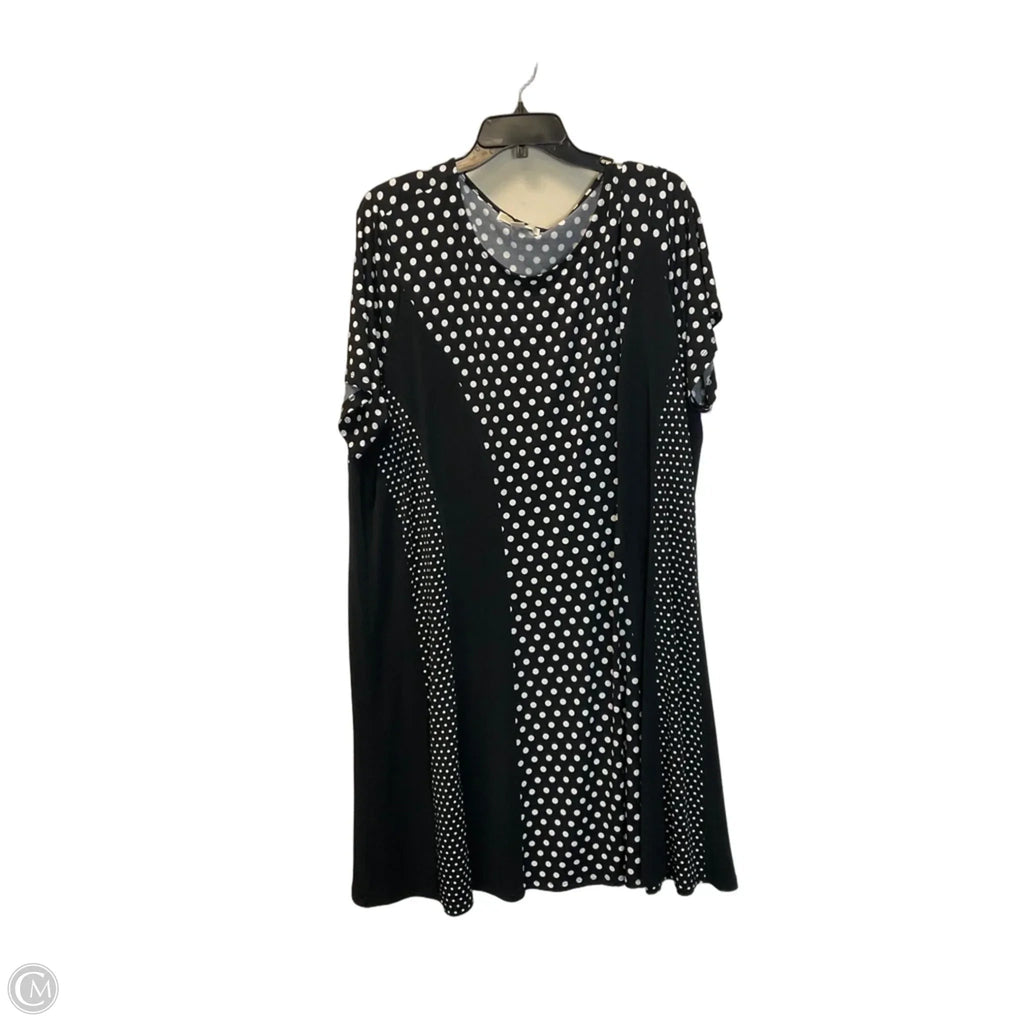 Dress Casual Maxi By Michael By Michael Kors In Polkadot Pattern, Size: 3x