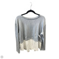 Top Long Sleeve By Maurices In Grey & White, Size: Xxl