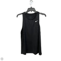 Athletic Tank Top By Nike Apparel In Black, Size: M