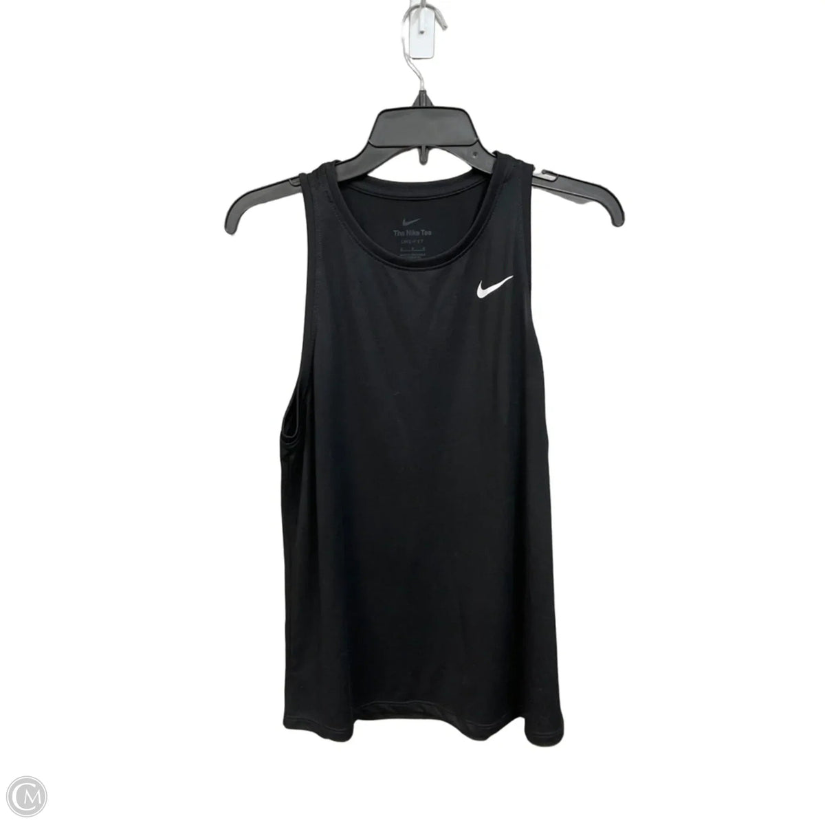 Athletic Tank Top By Nike Apparel In Black, Size: M