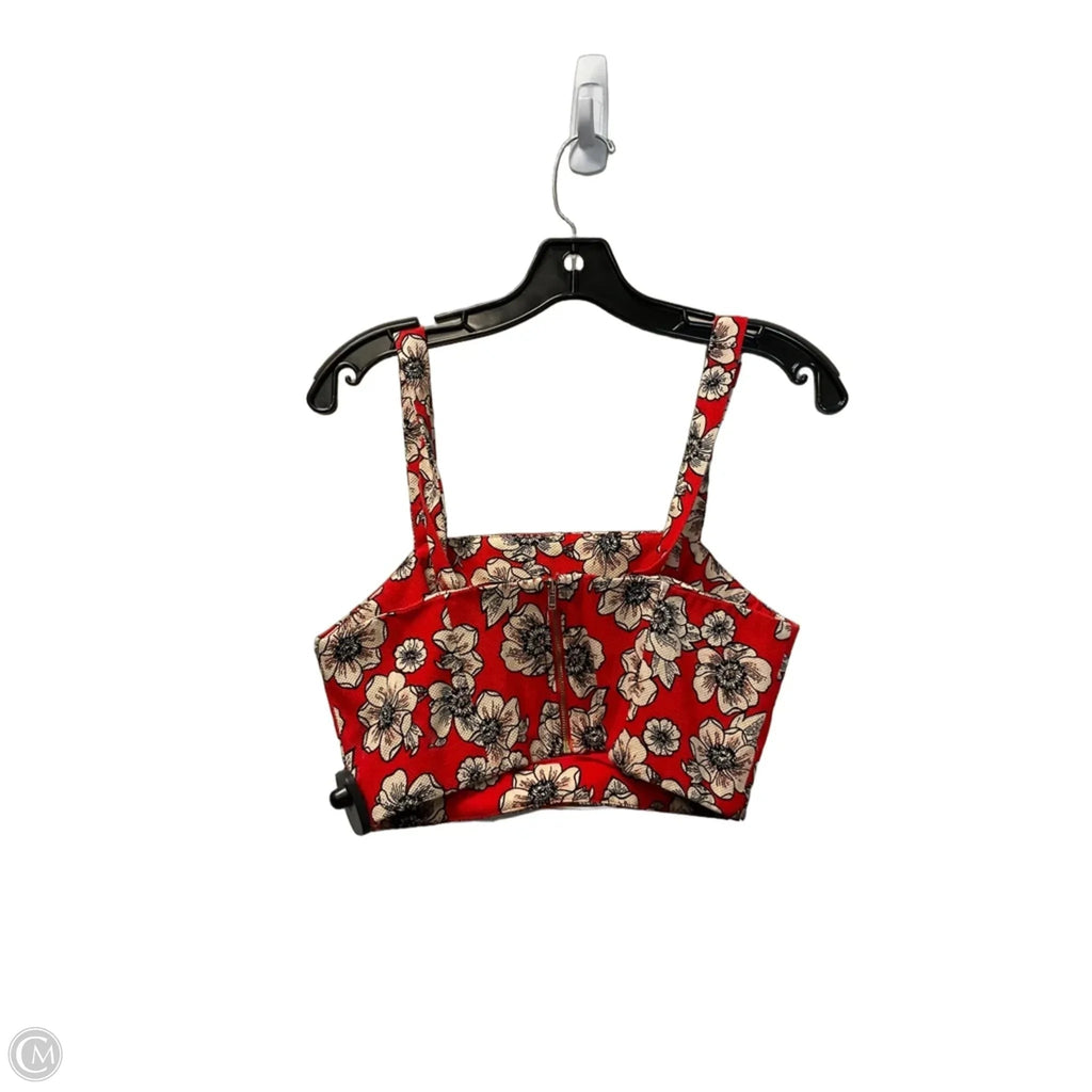 Top Sleeveless By Forever 21 In Red, Size: S