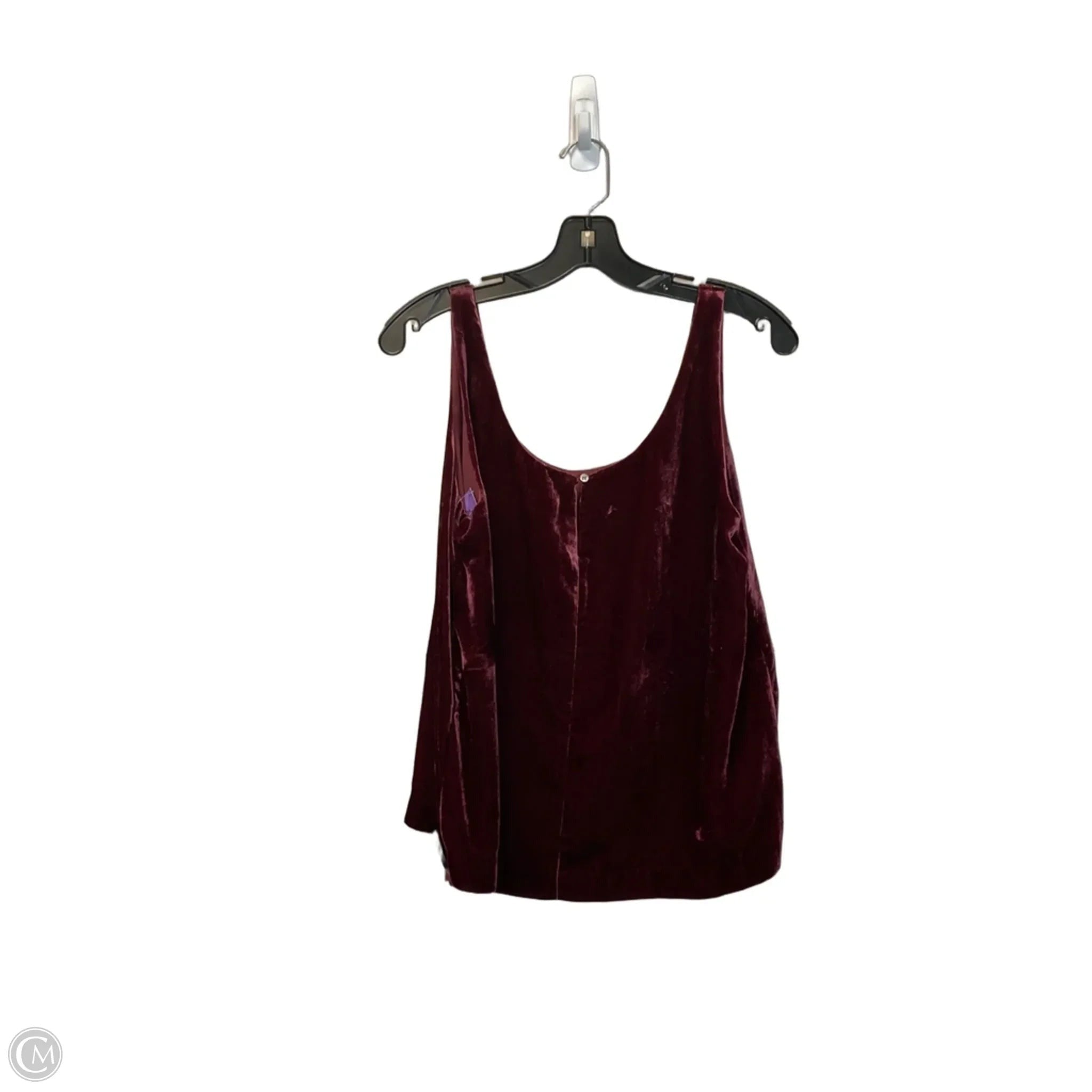 Top Sleeveless By J. Crew In Maroon, Size: 8
