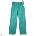 Jeans Wide Leg By Old Navy In Green Denim, Size: 0