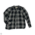 Blouse Long Sleeve By Loft In Black & Cream, Size: S