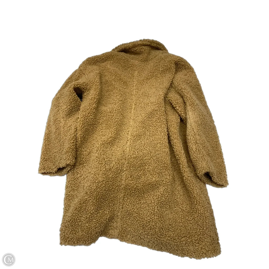 Jacket Faux Fur & Sherpa By A New Day In Tan, Size: Xl