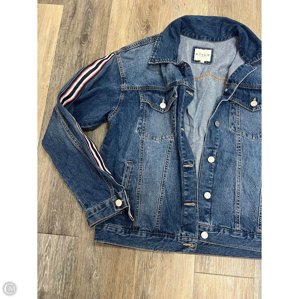 Jacket Denim By Risen In Blue Denim, Size: S