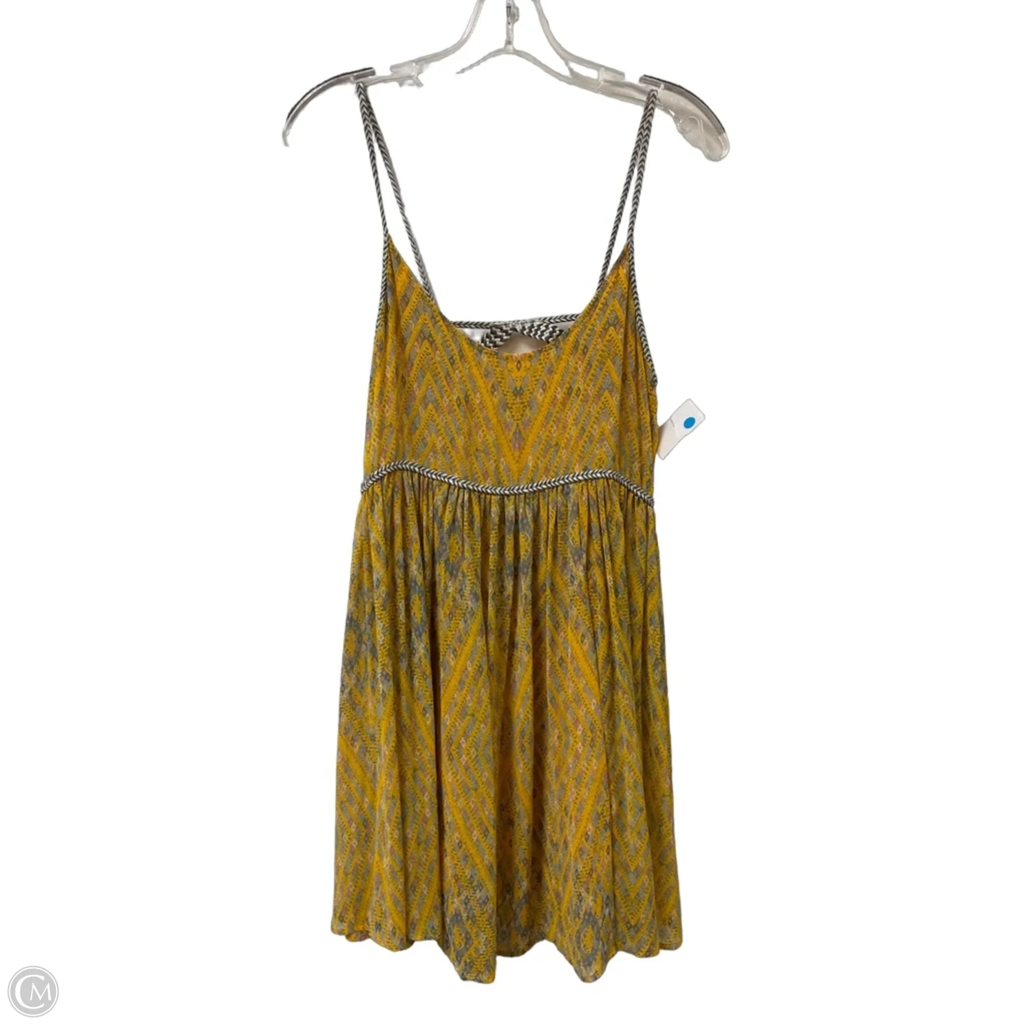 Dress Casual Short By Free People In Yellow, Size: Xs