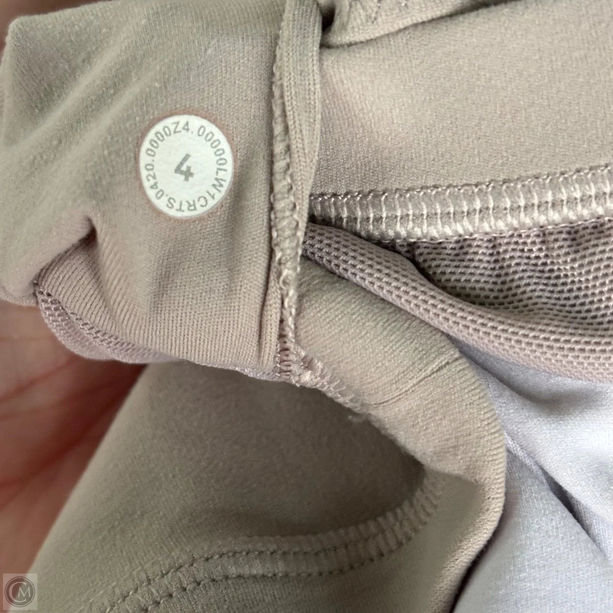 Athletic Sports Bra By Lululemon In Brown & White, Size: S