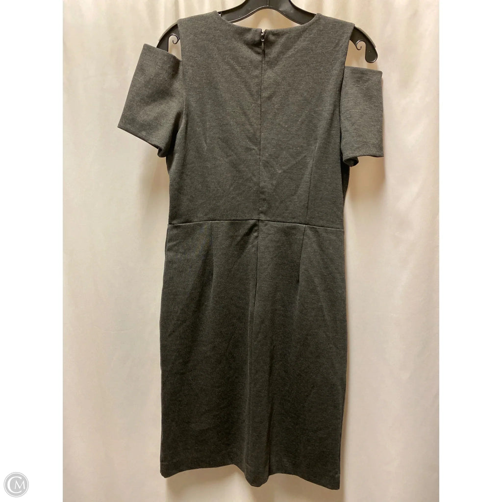 Dress Casual Midi By Banana Republic In Grey, Size: 8