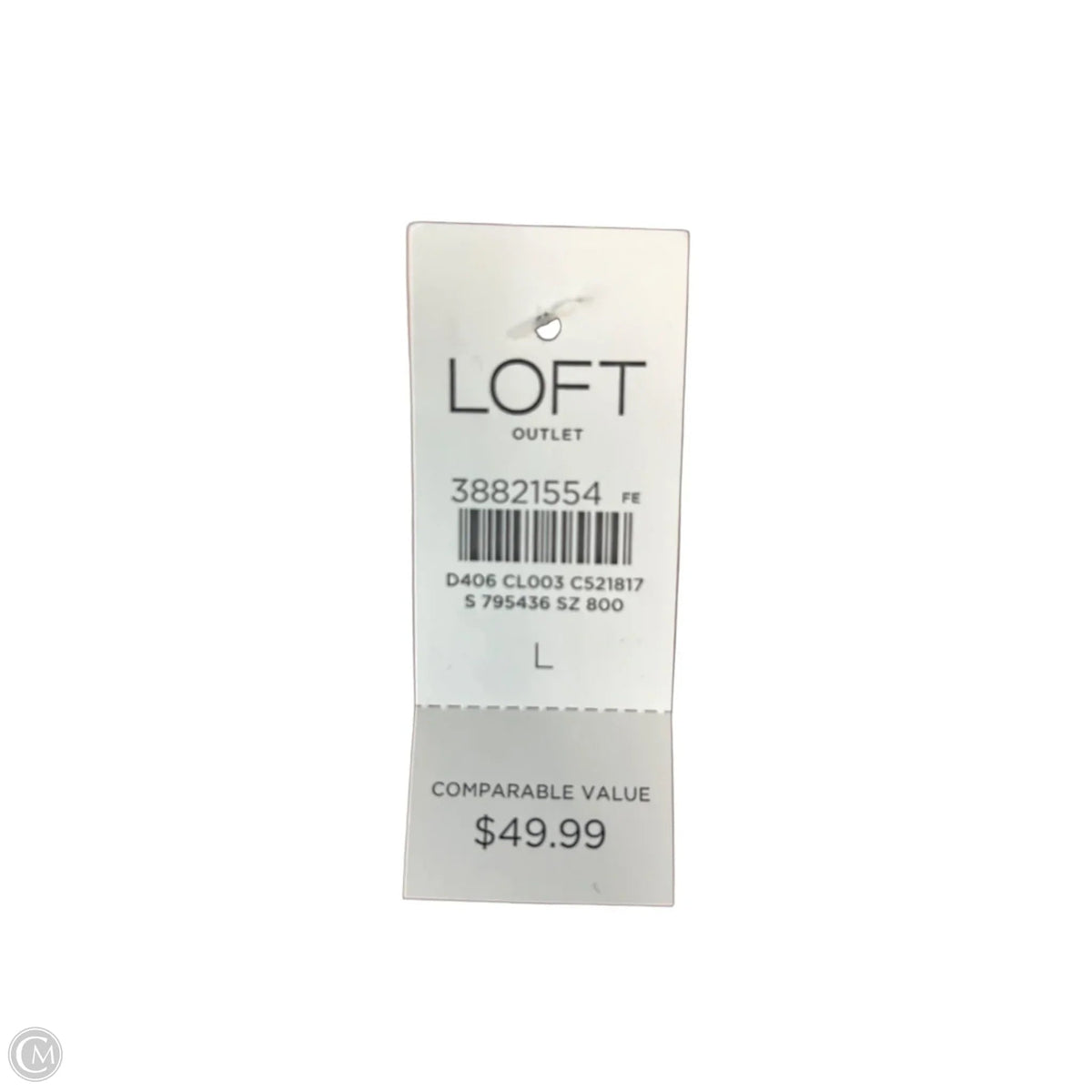 Vest Sweater By Loft In Blue & Red & White, Size: L