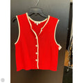 Top Sleeveless By Evereve In Red, Size: S