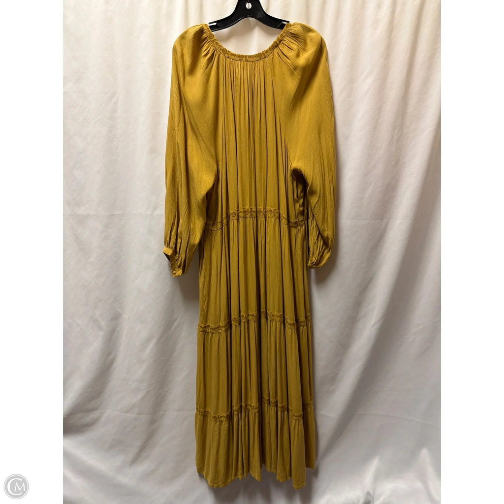 Dress Casual Maxi By Old Navy In Yellow, Size: Xxl