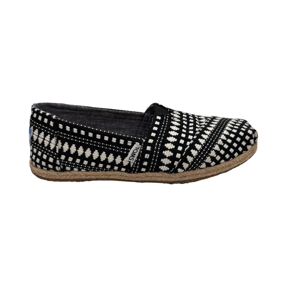 Shoes Flats By Toms In Black, Size:8.5