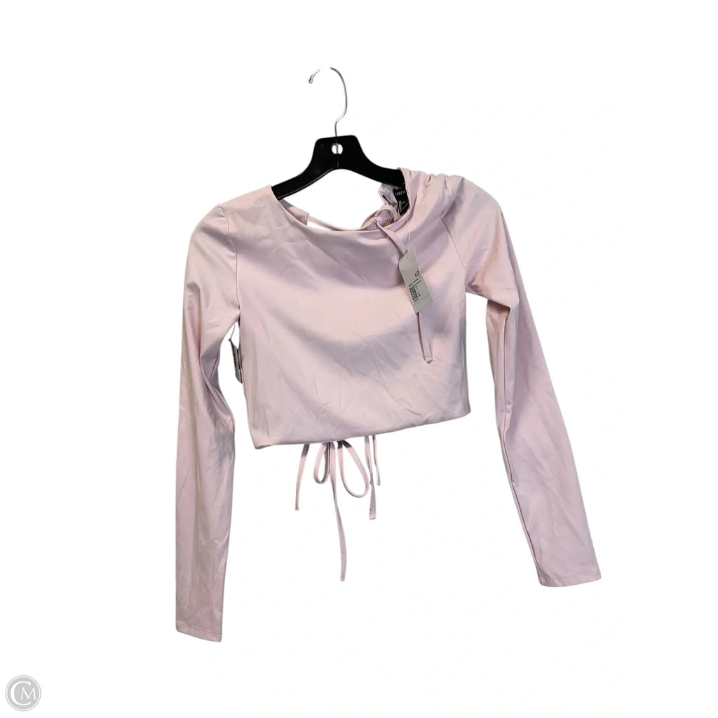 Top Long Sleeve By Forever 21 In Pink, Size: S