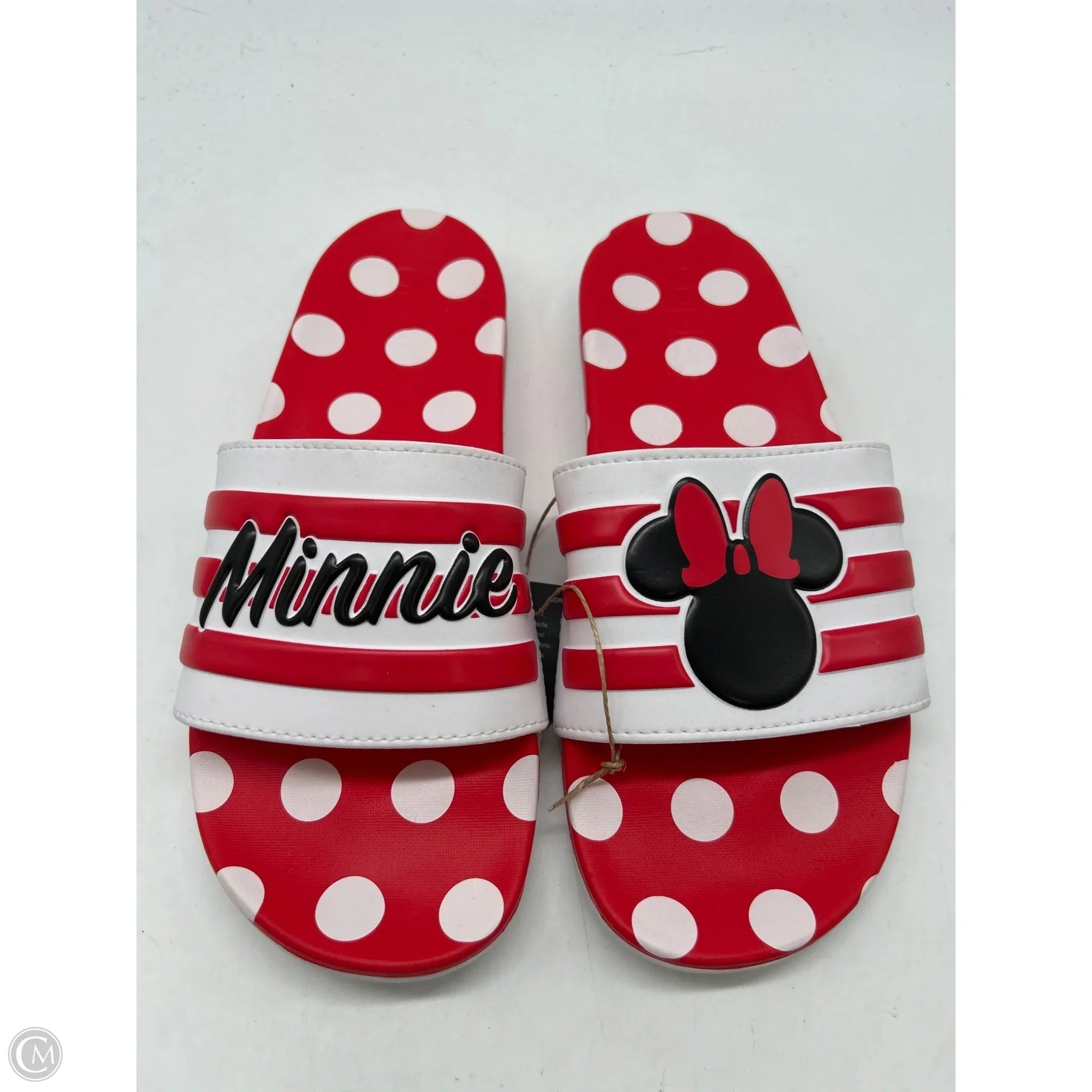 Sandals Flats By Adidas In Red, Size: 7