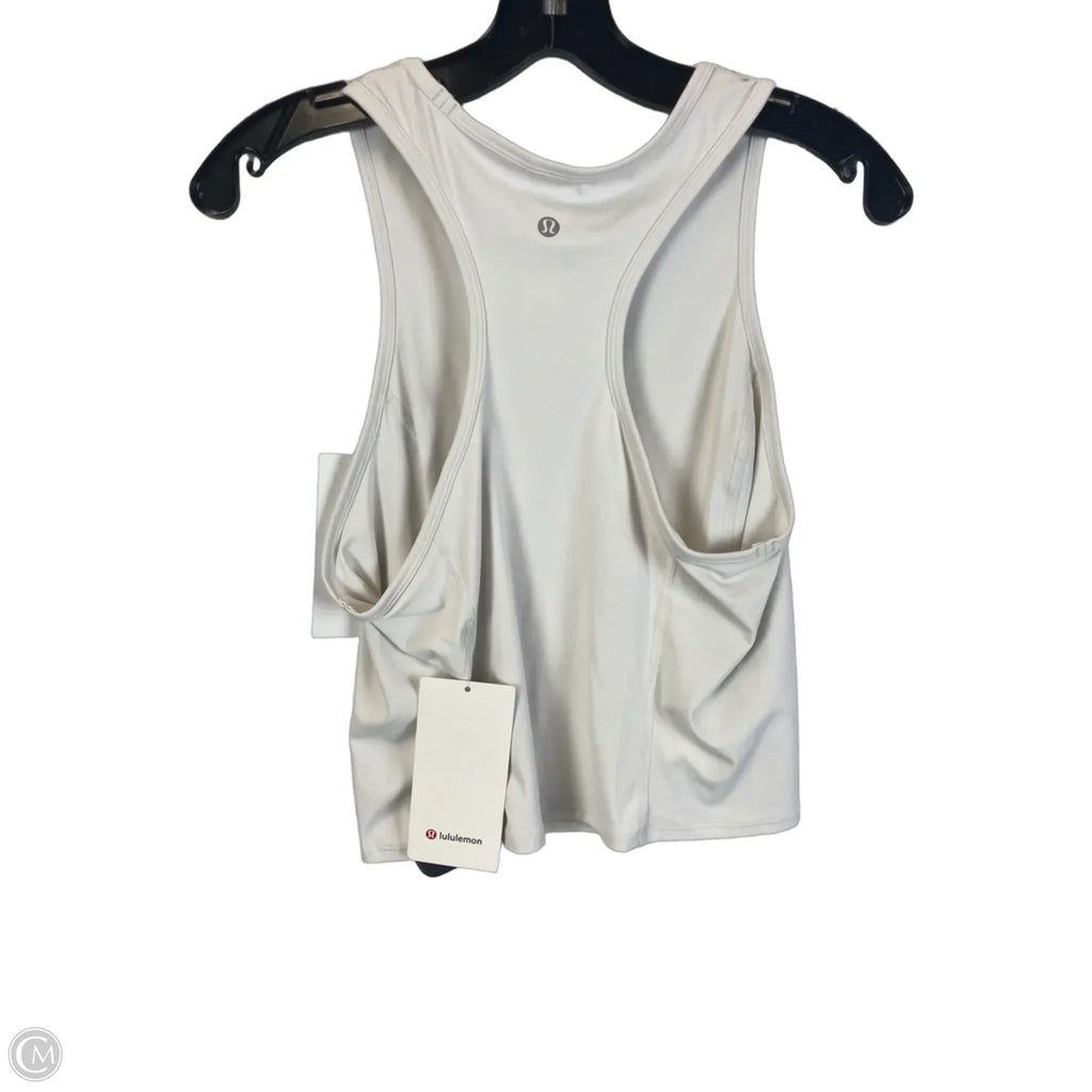Athletic Tank Top By Lululemon In White, Size: 10