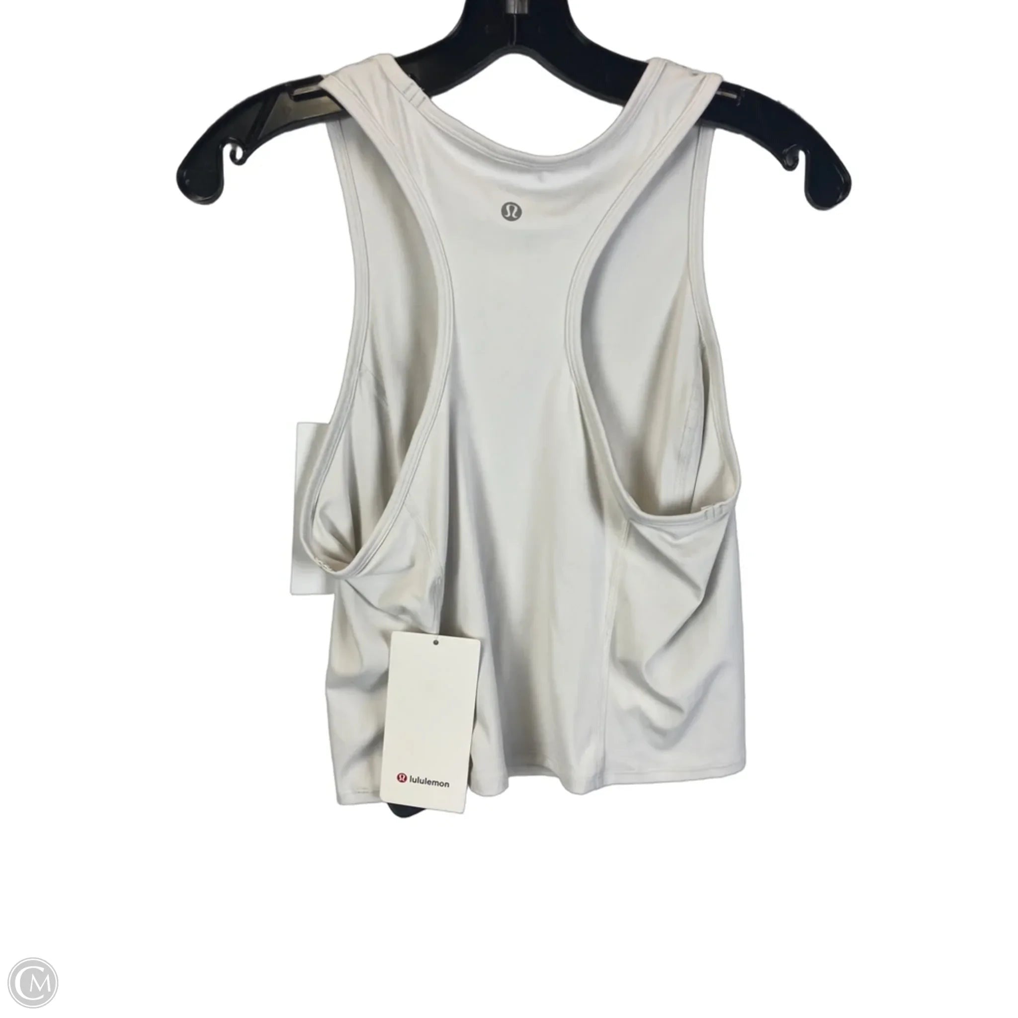 Athletic Tank Top By Lululemon In White, Size: 10