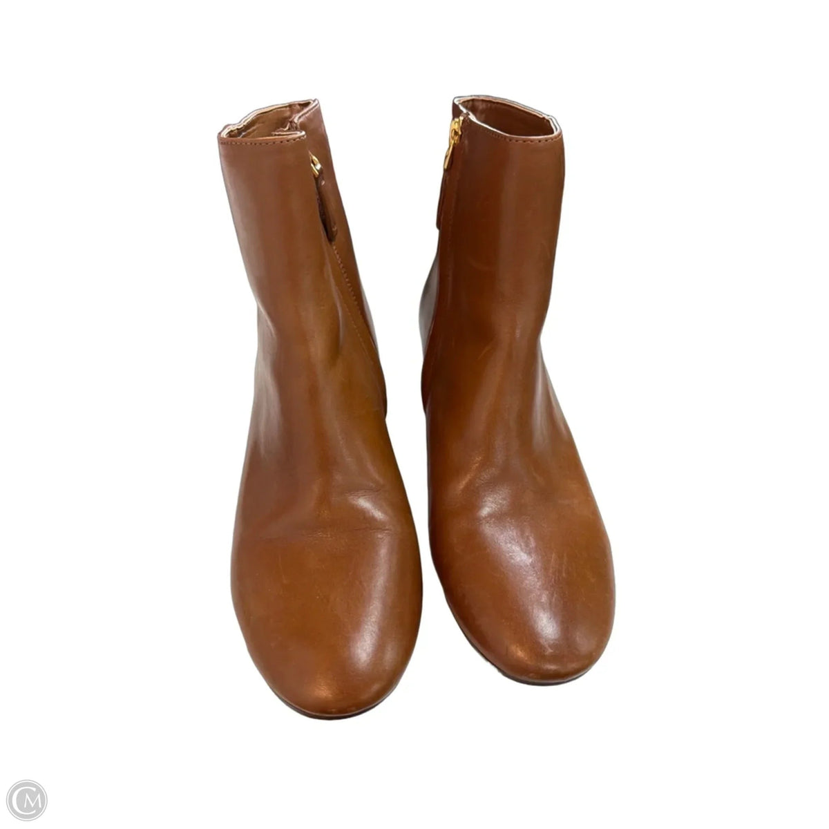Boots Ankle Heels By Lauren By Ralph Lauren In Brown, Size: 6.5