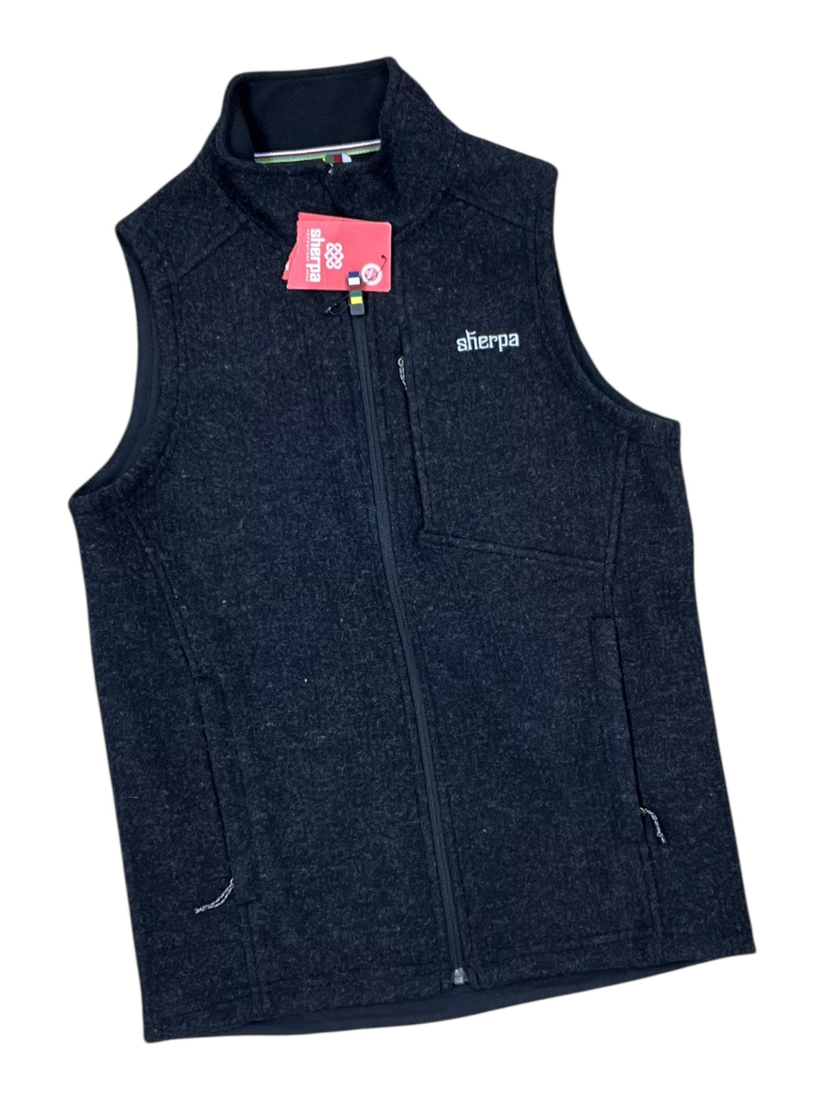 Vest Faux Fur & Sherpa By Clothes Mentor In Black, Size:S