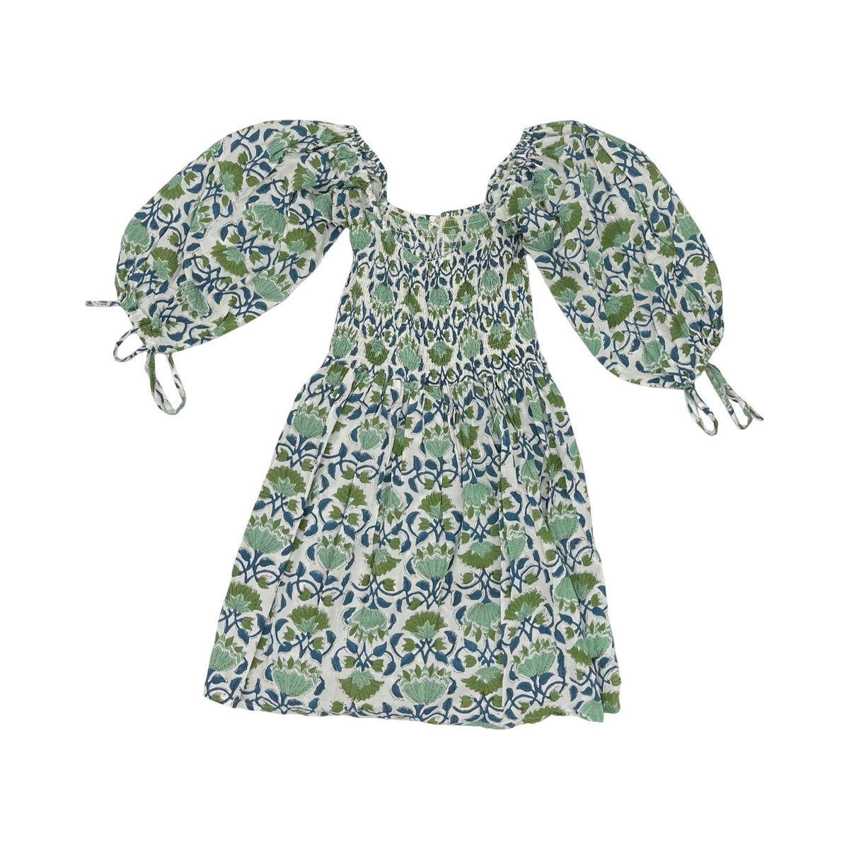 Dress Party Short By Cme In Green & White, Size:S