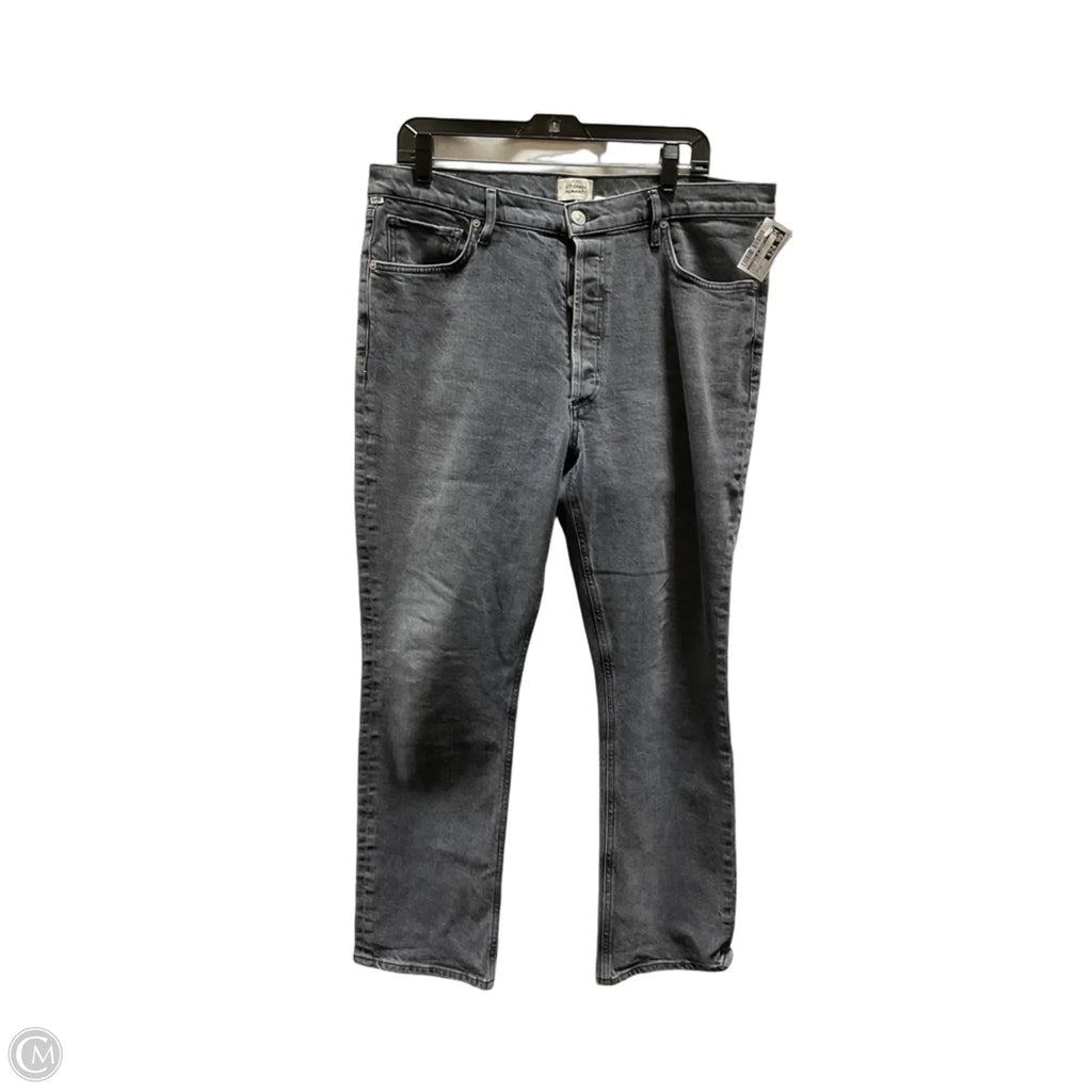 Jeans Straight By Citizens Of Humanity In Black Denim, Size: 12