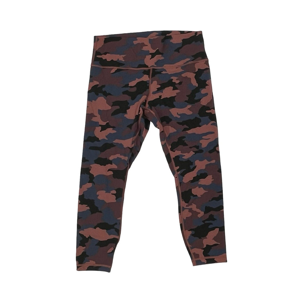 Athletic Leggings Capris By Lululemon In Camouflage Print, Size:Xl