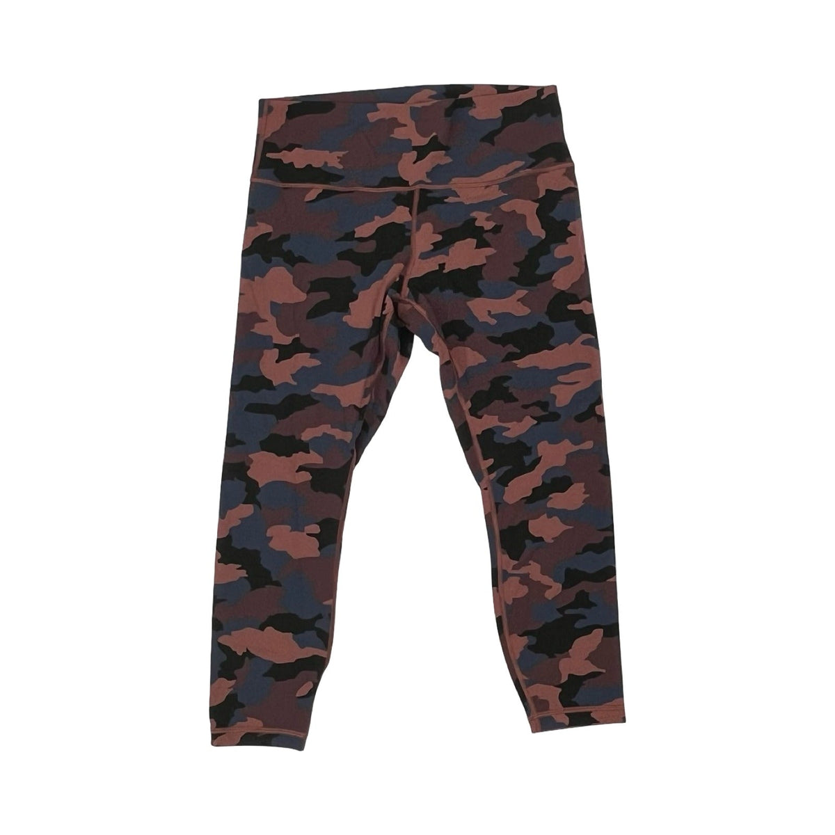 Athletic Leggings Capris By Lululemon In Camouflage Print, Size:Xl