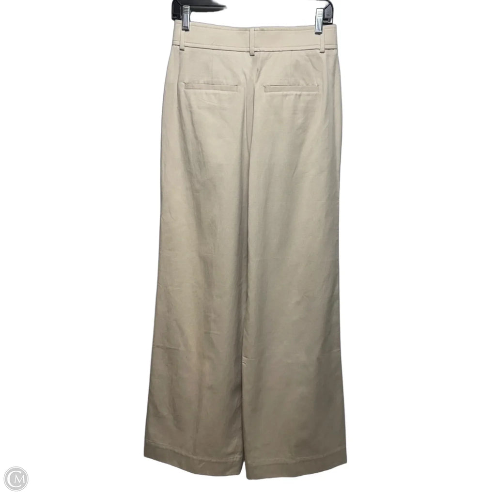 Pants Wide Leg By Everlane In Cream, Size: 2p