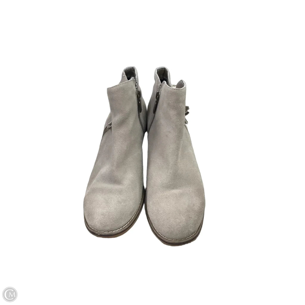 Boots Ankle Heels By Blondo In Grey, Size: 9