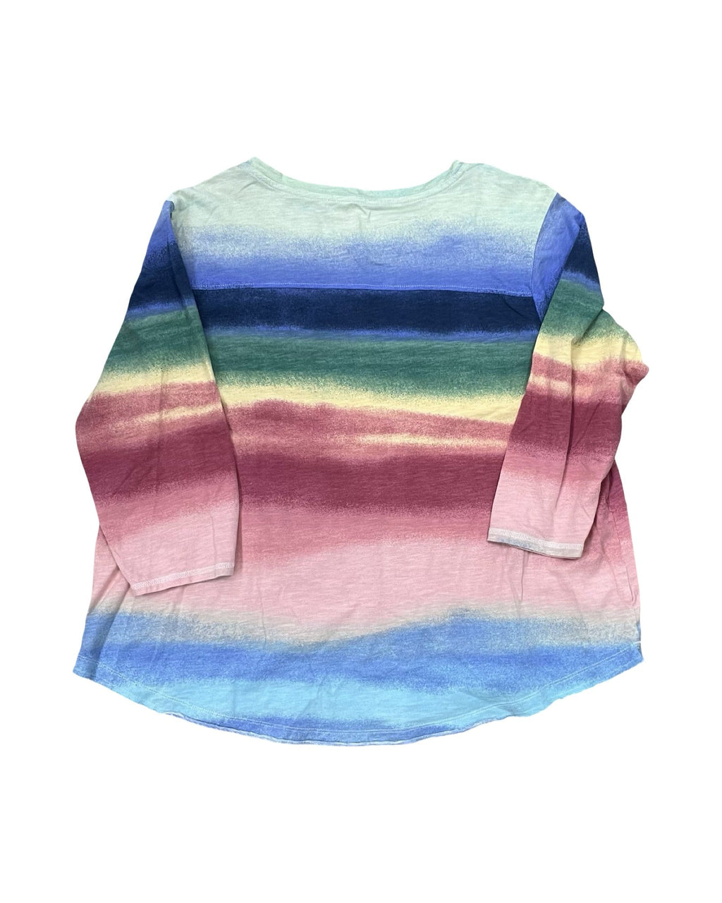 Top 3/4 Sleeve By West Bound In Multi, Size:1X