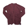 Sweater Cardigan By Ann Taylor In Purple, Size:Xl
